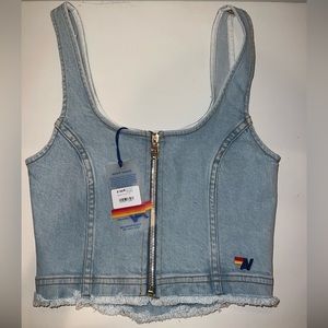 Aviator Nation Denim Tank